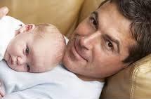 Man with baby