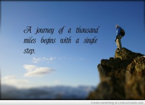 a single step